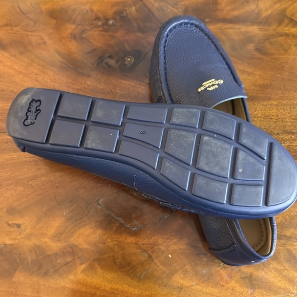 NEW!! Marley Leather Logo Slip-On Driver Loafers - Picture 3 of 5